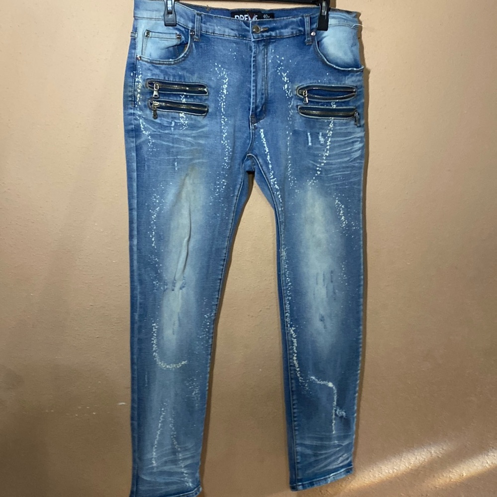 PREME Basic Indigo Jeans 40W 34L